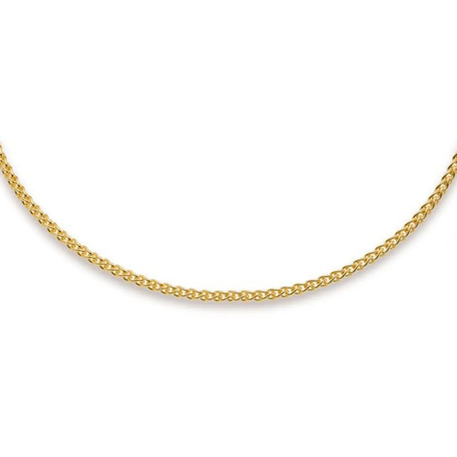 3mm Armband Armkette Zopfkette aus 750 Gold Gelbgold 19cm Unisex Goldarmband
