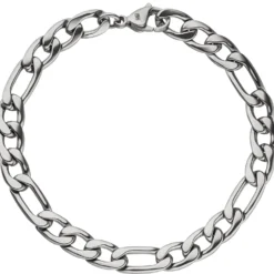7,4mm Armband Armschmuck Armkette Figarokette aus Edelstahl 21cm Herren