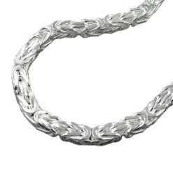 6mm Armband Armschmuck Armkette Königskette für Herren Männer 925 Silber 21cm