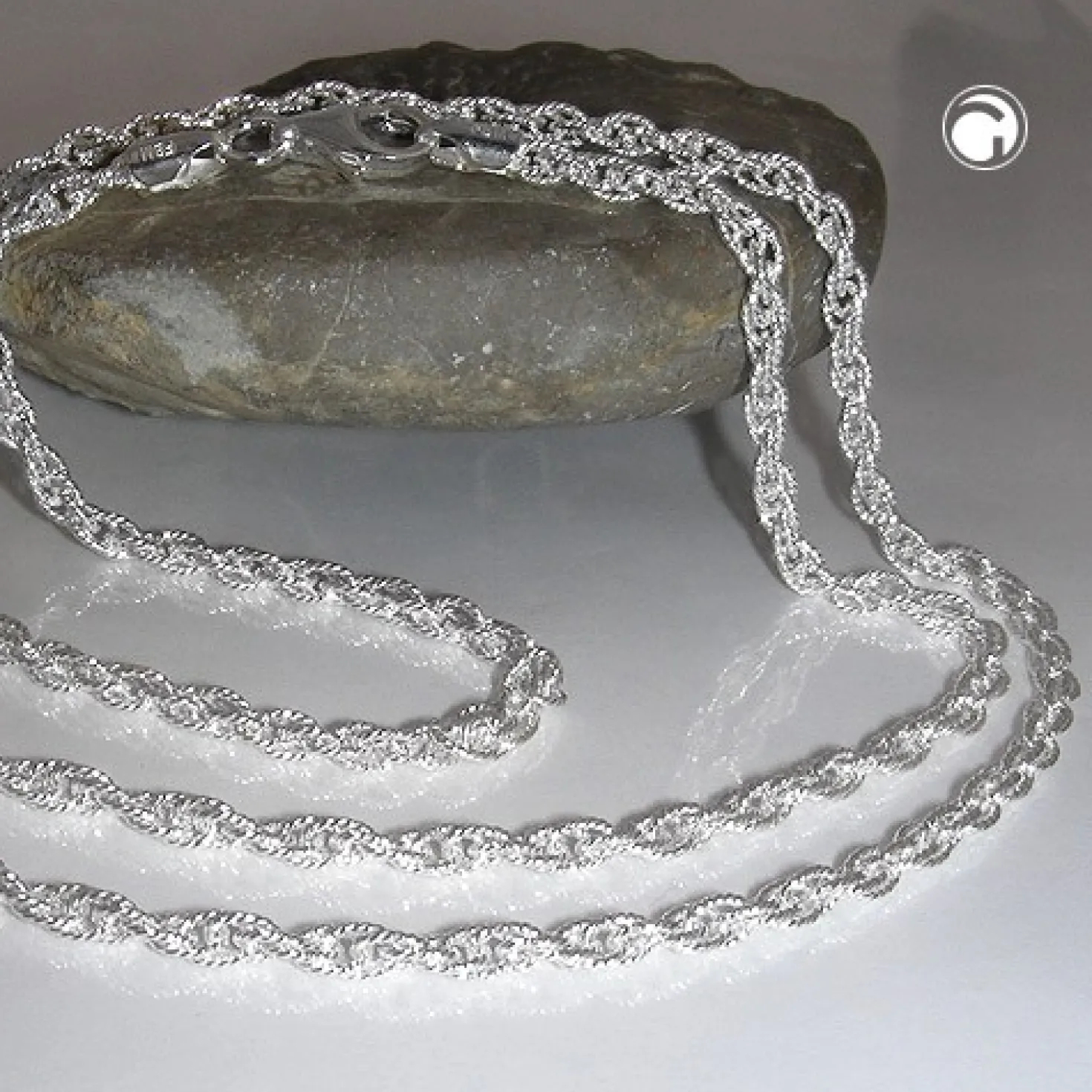 3mm Armband Doppelankerkette Armkette Kette, 925 Silber, 19cm, Unisex