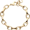 10,2mm Armband Erbs-Anker flach Kette aus Edelstahl gold-farben beschichtet 22cm