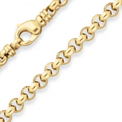 7,2mm Armband Erbskette Goldarmband Armschmuck aus 585 Gold Gelbgold 21cm