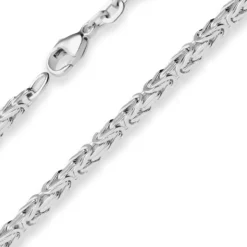 3,2mm Armband Königskette Silberarmband Armschmuck aus 925 Silber 21cm