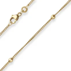 3,1mm Armband Panzerkette Kugel Armschmuck aus 333 Gold Gelbgold 18cm
