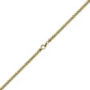 5mm Armband Panzerkette oval diamantiert massiv, 585 Gold Gelbgold, 19cm