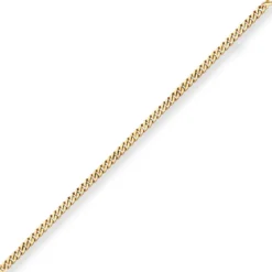 6,8mm Armband Panzerkette oval diamantiert Armschmuck aus 585 Gold Gelbgold 19cm