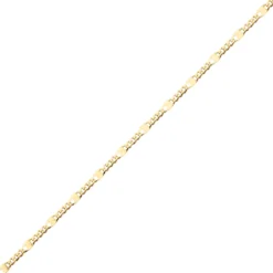 3,1mm Armband Panzerstegkette Goldarmband Armschmuck aus 585 Gold Gelbgold 19cm