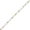 10mm Armband Phantasie-Armkette Armschmuck aus 585 Gold Gelbgold Weißgold 21cm
