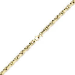 10mm Armband Phantasiekette Weitanker-Kette aus 585 Gold Gelbgold 22cm