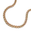 2,4mm Armband Zopfkette Armkette Armschmuck 585 Gold Gelbgold rhodiniert 19cm