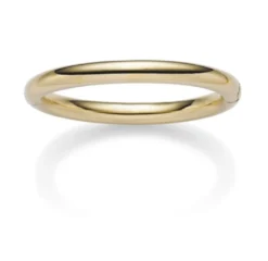 8mm Armreif Armband Armschmuck aus 750 Gold Gelbgold glänzend Ø 61x51mm innen