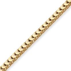 3,2mm Bingokette Goldkette Collier Halskette aus 750 Gold Gelbgold 45cm
