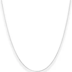 1mm Bingokette Goldkette Collier Halskette aus 375 Gold Weißgold 45cm
