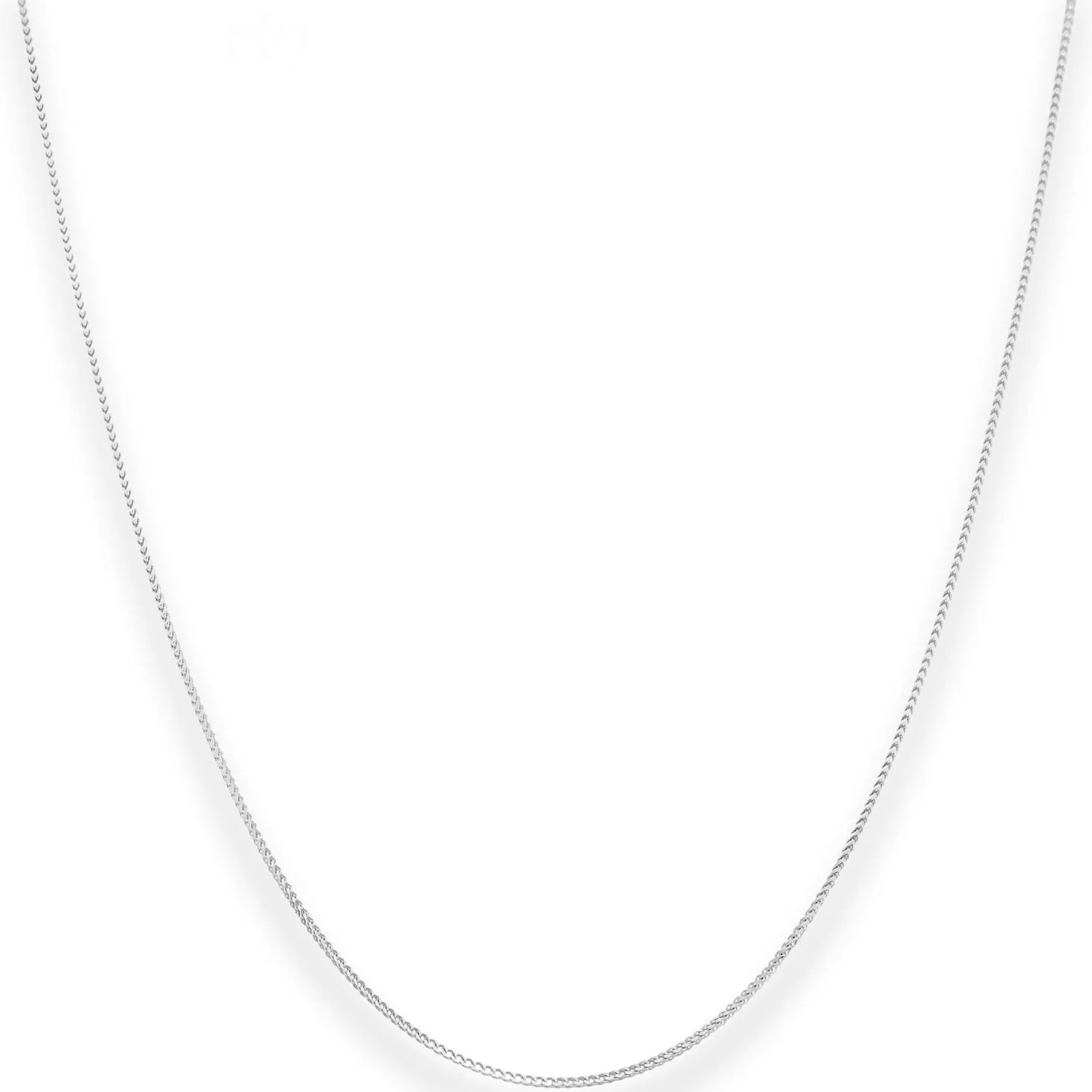 1mm Bingokette Goldkette Collier Halskette aus 375 Gold Weißgold 45cm