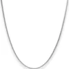 1,3mm Bingokette Goldkette Collier Halskette aus 585 Gold Weißgold 45cm