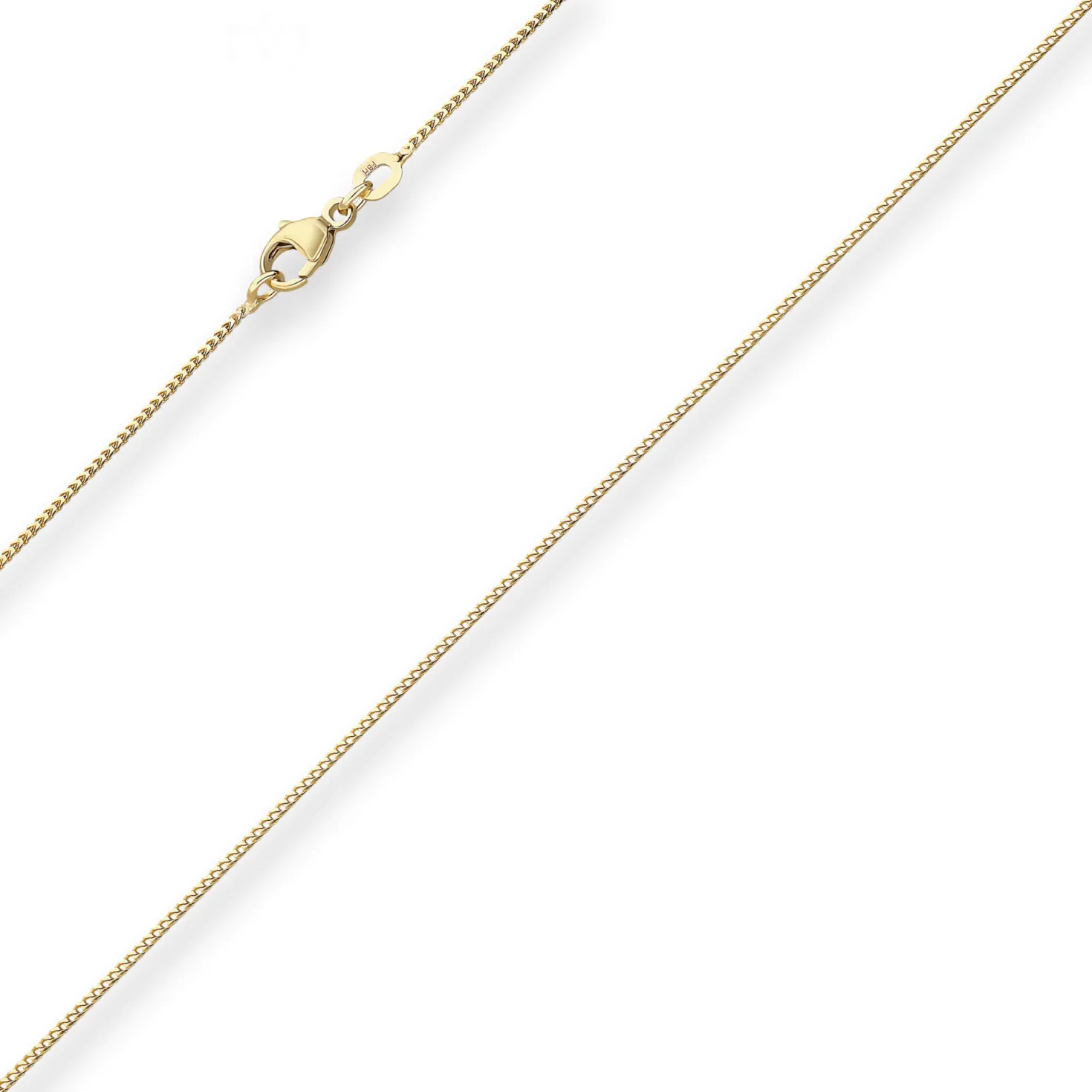 1mm Bingokette Goldkette Collier Halskette aus 333 Gold Gelbgold 45cm