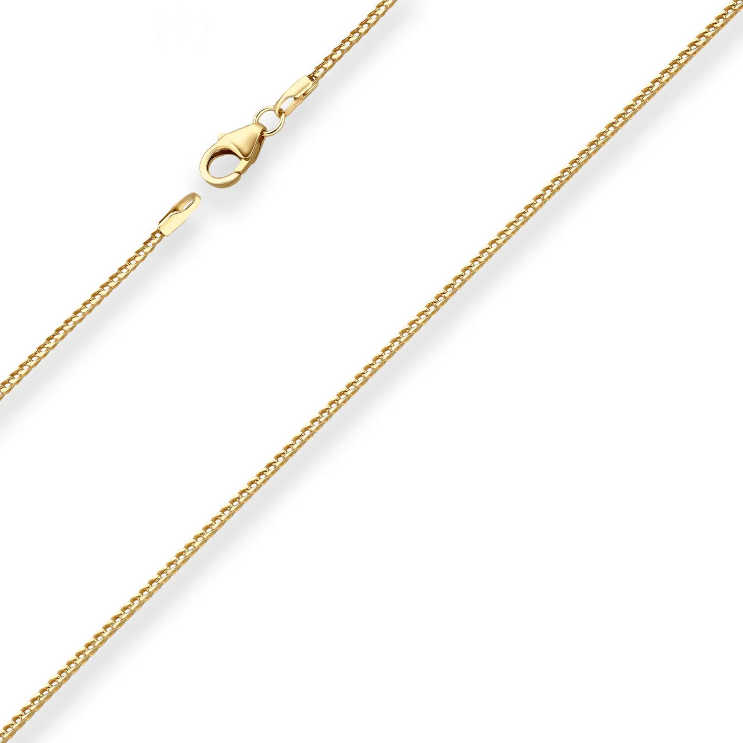1,3mm Bingokette Goldkette Collier Halskette aus 585 Gold Gelbgold 42cm