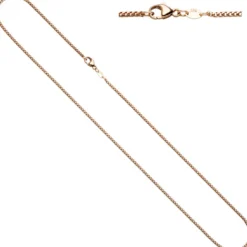 1,5mm Bingokette Kette Halskette Collier Goldkette 585 Gold Rotgold 50cm