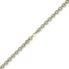 10mm breite Phantasiekette Halskette Collier aus 585 Gold gelb/weiß 45cm