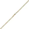4,5mm Collier diamantierte Figarokette aus 585 Gold Gelbgold Halsschmuck, 45cm