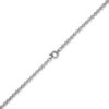 6mm Collier Erbskette Collier aus 585 Gold Weißgold Halsschmuck Halskette, 45cm