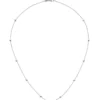 1,1mm Collier Halskette Halsschmuck mit Herzchen aus 585 Gold Weißgold, 45cm