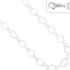 20,3mm Collier Halskette Kette Halsschmuck aus echtem 925 Silber, 80cm