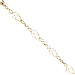 18,5mm Collier Halskette Kette Halsschmuck, 925 Silber Gelbgold vergoldet 80cm