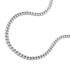 1,4mm Collier Kette Halskette, Panzer, echtes 925 Silber, Damen, 42cm