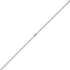 1,8mm Collier Kugelkette aus 585 Gold Weißgold Rotgold bicolor Halsschmuck, 45cm