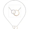 1,5mm Collier mit 25 Diamanten 0.25Ct 585 Gold Weißgold Rotgold 42cm