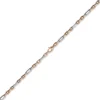 5mm Collier Phantasiekette aus 585 Gold Weißgold Rotgold Halsschmuck, 50cm