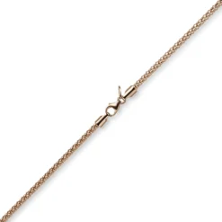 2mm Collier runde Himbeer-Kette aus 585 Gold Rotgold Halsschmuck Halskette, 50cm