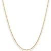 1,4mm Criss-cross-Kette Goldkette Collier Halskette aus 333 Gold Gelbgold 40cm