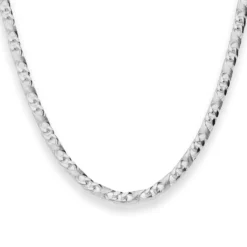 5,1mm Dollarkette Kette Collier Halskette aus 925 Silber matt-glänzend 45cm