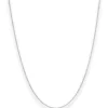 1mm Doppelankerkette Goldkette Collier Halskette aus 375 Gold Weißgold 45cm