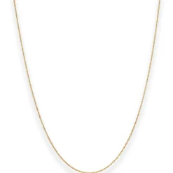 1mm Doppelankerkette Goldkette Collier Halskette aus 375 Gold Gelbgold 42cm
