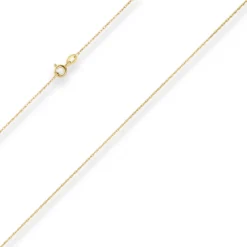 1mm Doppelankerkette Goldkette Collier Halskette aus 333 Gold Gelbgold 45cm