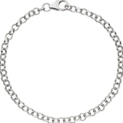 3,5mm Erbsarmband für Charms Bettelarmband Armschmuck aus 925 Silber 19cm