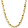6mm Erbskette Goldkette Collier Halskette aus 585 Gold Gelbgold 55cm