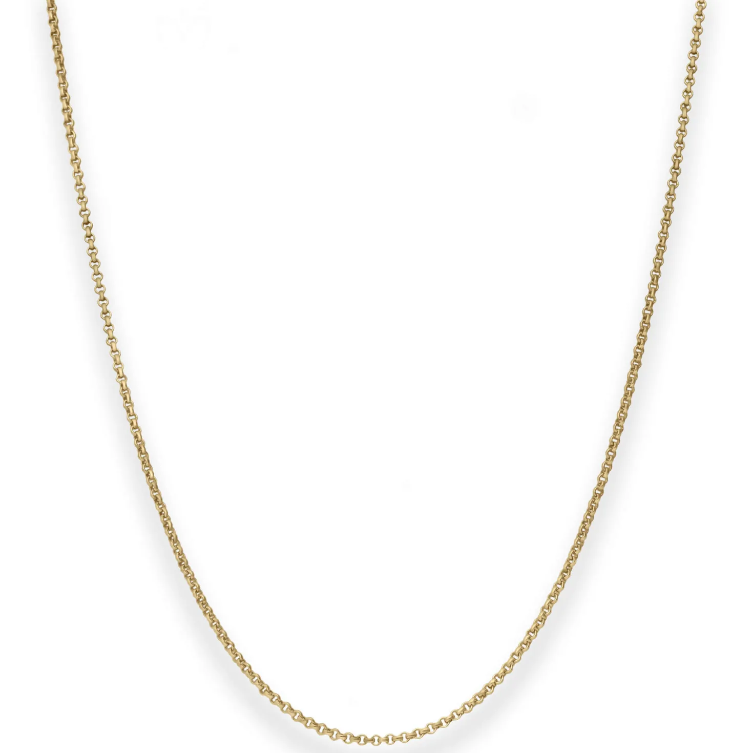1,5mm Erbskette Goldkette Collier Halskette aus 333 Gold Gelbgold 45cm