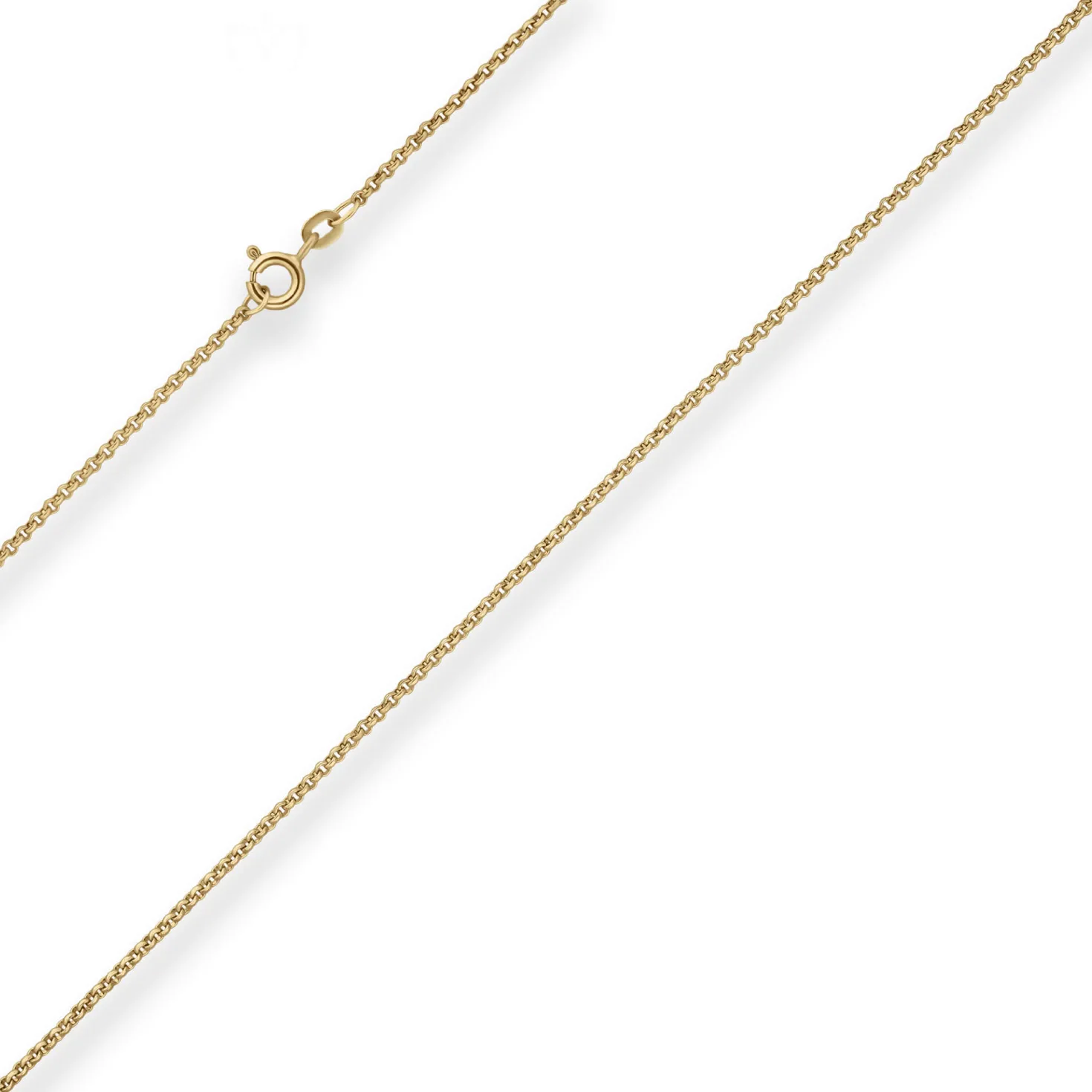 1,5mm Erbskette Goldkette Collier Halskette aus 333 Gold Gelbgold 45cm