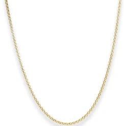 2mm Erbskette Goldkette Collier Halskette aus 585 Gold Gelbgold 50cm
