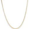 2mm Erbskette Goldkette Collier Halskette aus 585 Gold Gelbgold 42cm