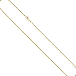 1,5mm Erbskette Halskette Collier aus 585 Gold Gelbgold 40cm