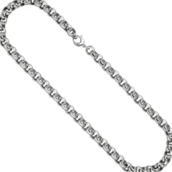 10,1mm Erbskette Kette Collier Halskette aus 925 Silber 50cm Unisex