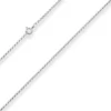 2mm Erbskette Silberkette Collier Halskette aus 925 Silber rhodiniert 55cm