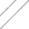 3mm Erbskette Silberkette Collier Halskette aus 925 Silber rhodiniert 70cm