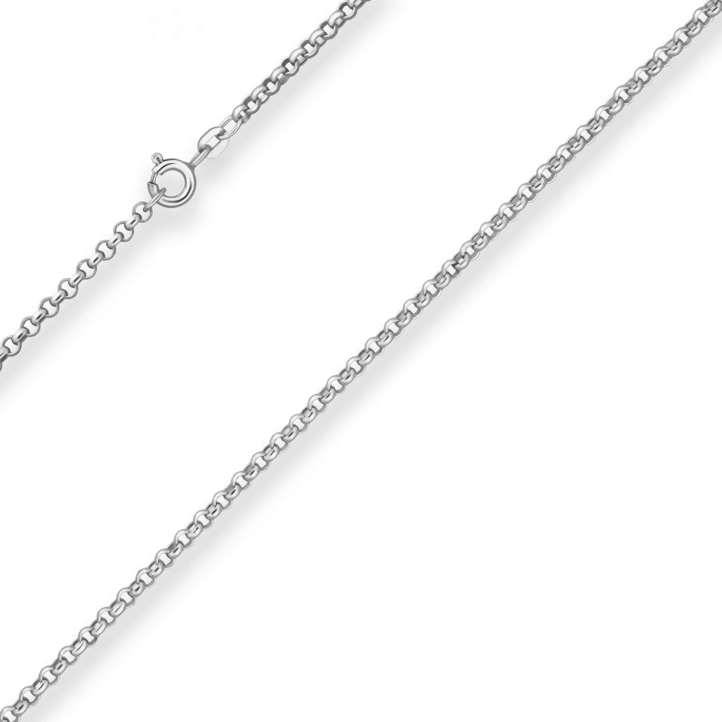 2,5mm Erbskette Silberkette Collier Halskette aus 925 Silber 80cm