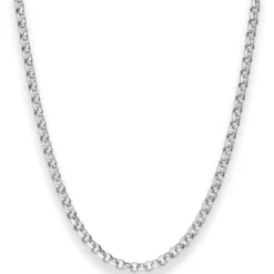 4mm Erbskette Silberkette Collier Halskette aus 925 Silber 42cm